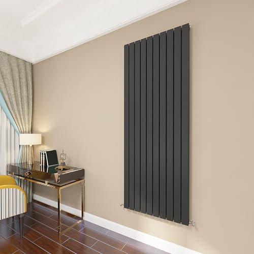 Flat Panel Radiator 1800x680mm Vertical Radiator Black Double Column Horizontal Radiator Modern Designer Central Heating Radiators