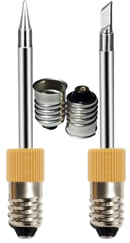 ATlogika Lötspitze, Einschraubspitze, M4-Gewinde, Parkside, Ersatz Lötspitze Ersatz Lötspitzen Set Lötstation Tool Te mperaturregelung PLKA 3.6 A1, A2, PLKA 4 B3, AB3, PLKA 4 A1, A2 2 Bloccato