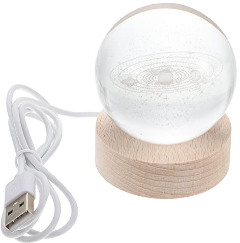 Gadpiparty 1 Set Di Cristalli Di Sfera Di Cristallo Decorazione Acquario Scultura Sfera Luminosa Sfera Di Cristallo Incandescente