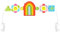 iGRATENS Baby Bouncer Toy Bar, leicht zu befestigen und zu entfernen, kinderfreundliche Materialien, ideal für Baby, Regenbogen