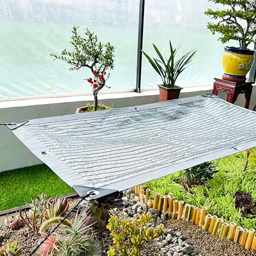 SGSKEIEY Sonnenschutz Netz, 55% UV Schattierungsnetz, Beschattung für Terrassenüberdachung,für Pergola Gewächshaus die Terrassenüberdachung,Gewächshaus, Garten (1.5x1.5m,Shading 55%)