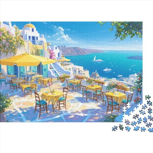 Afternoon Tea 1000 Pieces Premium Jigsaw Puzzles Family Fun Game Beautiful Challenging Jigsaw Puzzles For Adults Full Color Great Gifts 1000pcs (75x50cm)
