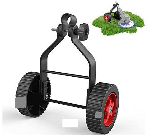 Recortadora de Hilo Universal, cortadora de Hierba, Juego de Ruedas de Soporte Ajustable for Recortadora de césped inalámbrica Bordeadora De CéSped Multifuncional