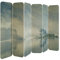 Paravent Raumteiler - 6-teilig Raumtrenner, Druck 1-Seite - Premium QUALITÄT 100% Holz - Raumtrenner - Trennwand Wohnung - Room Divider - Spanische Wand Deko Modern Sichtschutz