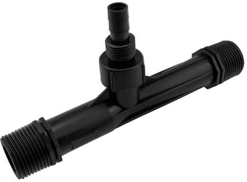 Xhziy 1 inyector de fertilizante Venturi negro de 1 pulgada, herramienta de riego agrícola