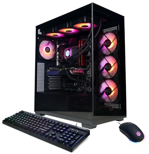CyberPowerPC Gamer Xtreme VR Gaming PC, Intel Core i9-14900KF 3.2GHz, GeForce RTX 4070 Super 12GB, 32GB DDR5, 2TB PCIe Gen4 SSD, WiFi Ready & Windows 11 Home (GXiVR8080A38)