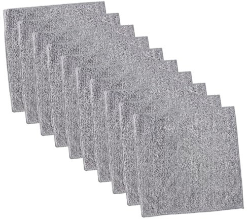 WATIIFUFU 10stücke Geschirrtuch Aus Mikrofaser Wiederverwendbar Und Saugfähig Für Küche Und Haushalt Einfacher Stil Bequeme Reinigungstücher