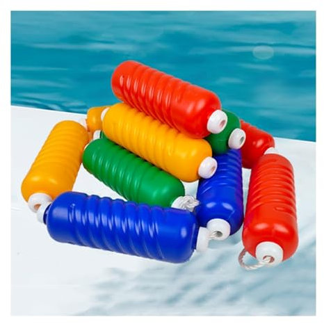 Schwimmbad-Trennwand mit Schwimmern, professionelles Sicherheitsseil und Schwimmer-Set für kommerzielle Pools, Strand/Wasserpark, schwimmende Kordel, 9 cm dick, 28/91,86 Fuß lang