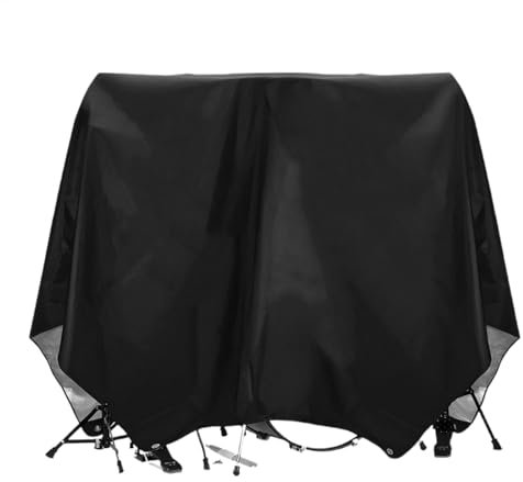 Staubschutzhülle für Schlagzeug, 78 x 108 Schutzhülle für Schlagzeug Komplett Sets Elektronisch, Winddichte Wasserdichte Oxford-Gewebe E-Drum Set Musikinstrumente Abdeckung, Schlagzeug Zubehör