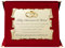 Placa aniversário Boda en Cofre de Terciopelo Rojo para Aniversario de Bodas | para la Pareja Que celebra 25, 50, 60 años de Matrimonio | Boda de Oro, Bodas de Plata