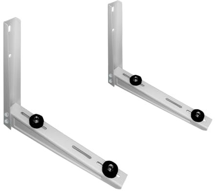 Mini Split Wall Mounting Bracket for Air Conditioner Heat Pump System Unit 7000-15000 BTU, Heavy Duty Foldable Support Bracket for for Ductless Mini Split, HVAC, Compressor