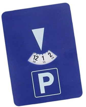 Ronyme Parti del disco orario per auto Accessori per auto semplici e convenienti Accessorio versatile Carta di parcheggio digitale Tempo Segnale elettronico