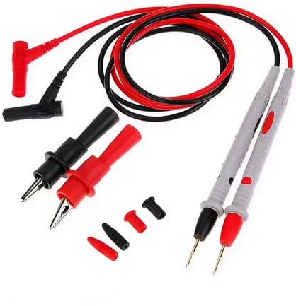 Multimeter Messleitungen 1000V 20A Robustes PVC Prüfkabel Set in Rot/Schwarz – Universal Messkabel für Digital-Multimeter, Prüfgeräte und Elektronikarbeiten Präzise Messspitzen für sichere Anwendungen