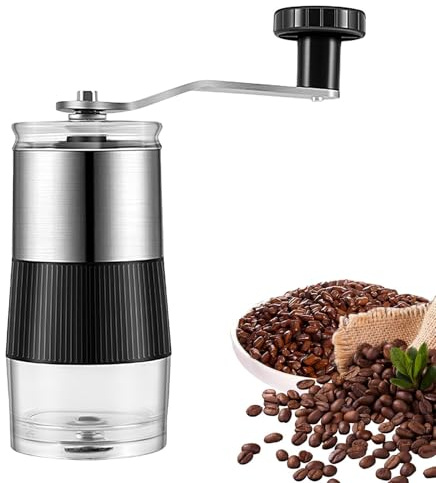 Manual Coffee Grinder - Portable Bean Grinder | Mini Homemade Coffee Machine | Freshly Ground Coffee | Kitchen Accessories for Espresso and Craft Preparation