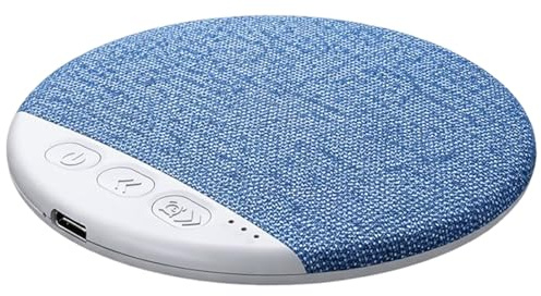 Bluetooth Pillow Speaker, Mini Ultra Thin Bluetooth Flat Pillow Speaker for Sleeping, Stable 5.4, Bone Conduction Under with Soothing Sounds Stereo Bass Private Sleep Headphones for Side Deep Sleep