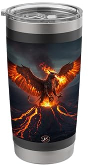 Fire Volcano Stainless Steel Insulated Tumbler