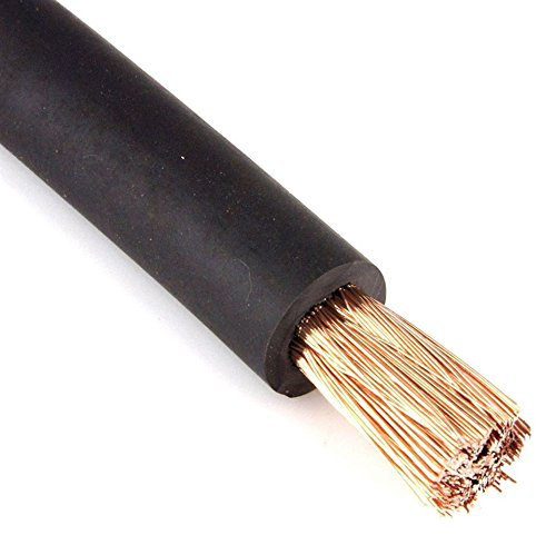 Battery Starter Welding Cable PVC Flex 70mm² 485 Amp Auto Car (5 Metres, Black)