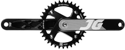 JGbike Elite BCD 32T 34T 36T 38T - Cadena Ovalada para Bicicleta de montaña Shimano SLX XT XTR M6000 M7000 M8000 M9000 (96 mm)
