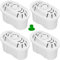 SPARES2GO Water Filter Cartridge Compatible with Tassimo Coffee Machine (Pack of 4)