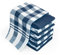 Chef Pomodoro Paños de Cocina Gofre - Paquete de 10 - Trapos Cocina Algodón 100%, Bayetas de 38 cm x 63 cm - Trapos de Cocina para Secar - Textiles de Cocina (Pack de 10, Azul Oscuro)
