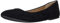 Amazon Essentials Women's Belice Slip On Ballet Flat, Black Microsuede, 7 UK Wide