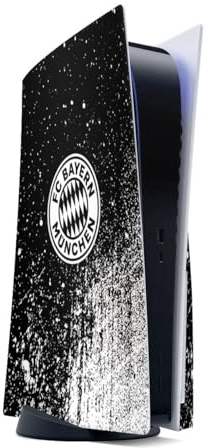 DeinDesign Skin kompatibel mit Sony PlayStation 5 Disc Edition Folie Sticker FC Bayern München Offizielles Lizenzprodukt FCB