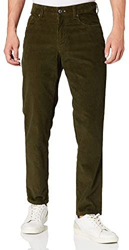 HACKETT LONDON Mens Cord 5 PKT Pants, 665green, 42