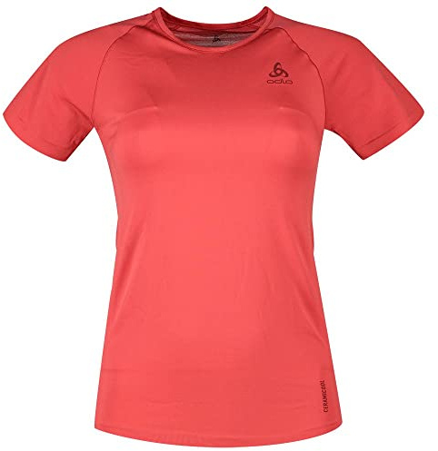 Odlo Damen Performance X-Light Baselayer Kurzarm-Shirt mit Rundhals, Holly Berry, M