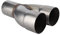 Keenso 2-1 Edelstahl Auspuff Adapter, Auto Auspuff Y-Rohr Upgrade Ihr Auto Auspuffanlage