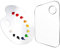 2 Stück Klare Acryl Malpalette Acryl Palette Kunstpalette Mischpalette Transparent Aquarell Klare Mischpalette Acryl Mit Daumenloch Malpalette Ölfarben für Malerei Künstler,30*20cm