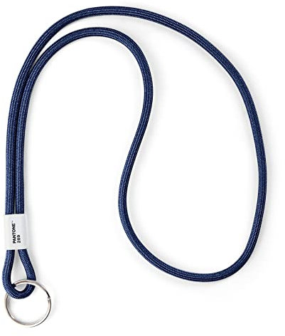 Pantone Design-Schlüsselband Key Chain Long | Schlüsselanhänger robust und Farbenfroh | lang | Dark Blue 289