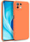 MyGadget Cover per Xiaomi Mi 11 Lite 5G - Custodia in Silicone Morbido a Doppio Strato – Case con Protezione Fotocamera & Fodera Interna Antigraffio - Arancione