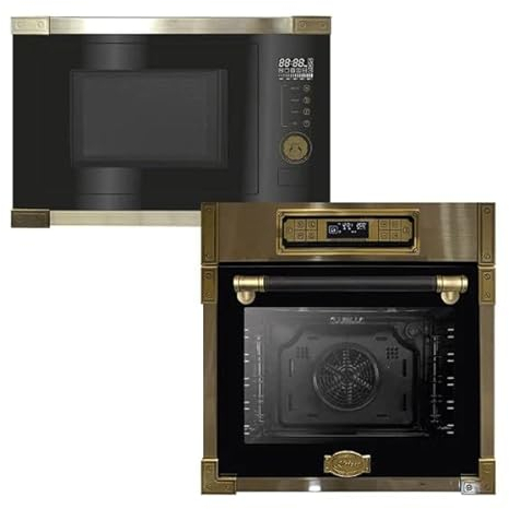 Kaiser EH 6726 AD Four encastrable rétro 80 l + micro-ondes multifonction encastrable Kaiser EM 2545 AD Noir Verre 25 l
