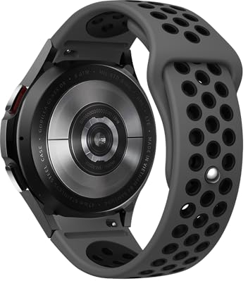 SimpleThings Cinturino sportivo in silicone per Galaxy Watch 7/6/5/4 40 mm 44 mm Cinturino No Gap Cinturino per Samsung Galaxy Watch 6 4 Classic/5 Pro 45 mm Band Uomo Donna