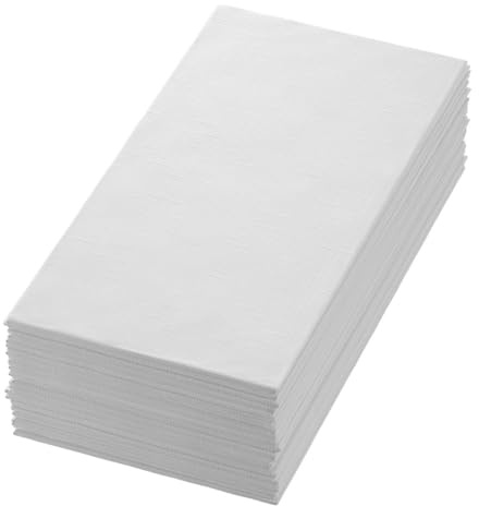 216 Dunilin®-Servietten 48 x 48 cm Weiß, 1/8-Falz