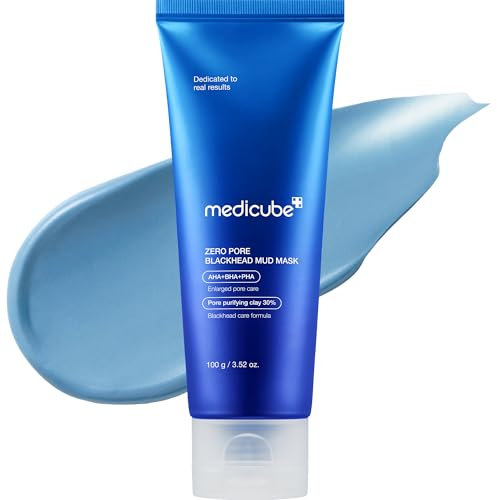 Medicube - Zero Pore Blackhead Mud Mask - Reinigende Gesichtsmaske mit Tonerde, AHA+BHA+PHA - 100 g
