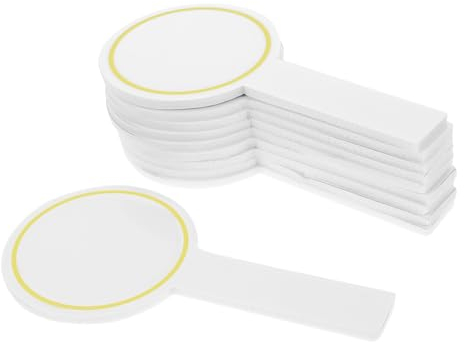 SEWACC 6 Stück Anzeigetafel Trocken Abwischbare Tafel Tragbar Leeres Whiteboard Anzeigetafel Trocken Abwischbare Paddel Whiteboards Für Studenten Whiteboard Paddle Board Für