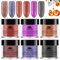 6PCS Weihnachten Acryl-Pulver, EBANKU Acryl-Pulver Große Kapazität Professionelle Acryl Nagel Pulver für Nagel Acryl Verlängerung, Nagel-Carving, Langlebig, Keine Nagellampe Erforderlich
