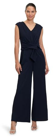Vera Mont Damen Jumpsuit mit weitem Bein 42, Night Sky