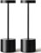 VISDANFO 2 Stück Tischlampe Kabellos mit Touch, Akku tischleuchte led, Nachttischlampe, Batteriebetrieben Aufladbar, Outdoor Lampe, Für Innen und Aussenn, Nachtlicht, Wasserdichte (Schwarz)