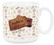 Bourbon Mug - Novelty Biscuits Foodies Gifts - Tea/Coffee Ceramic White Cup Funny Present