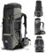 Night Cat Wanderrucksack 70L Rucksack: Trekkingrucksack Reiserucksack Herren Damen Atmungsaktiv für Camping Trekking Mountainering Klettern Fahrradreisen