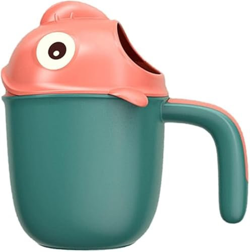 Bath Jug For Baby Washing,Baby Shower Cup, Baby Bath Shampoo Rinse Cup, Multifunctional Cute Clownfish Bathing Flusher Cup
