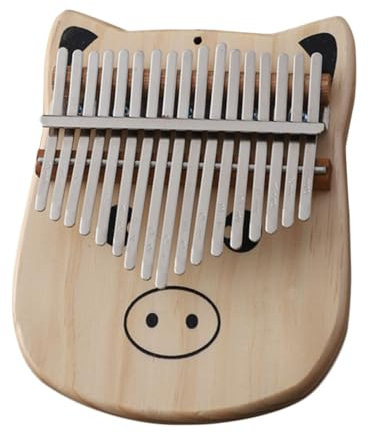 Toyvian 1stück Daumenklavier Kalimba Töne Cartoon Für Musikliebhaber Tragbar Für Anfänger Für Schulaufführungen Und Familienfeiern