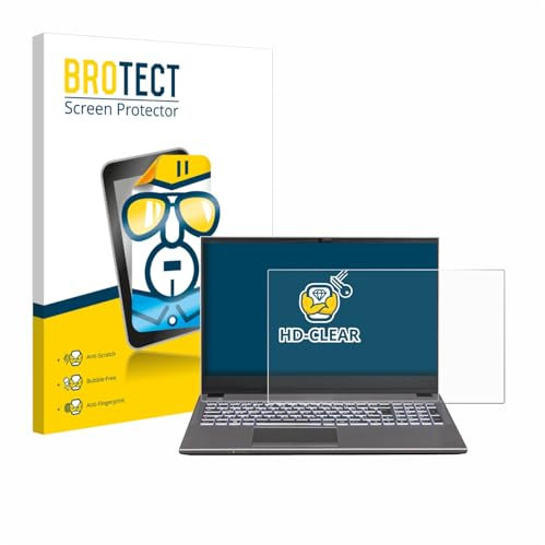 BROTECT Schutzfolie für Bluechip TRAVELline L15W17 Displayschutz Folie Made in Germany, Ultra-Klar