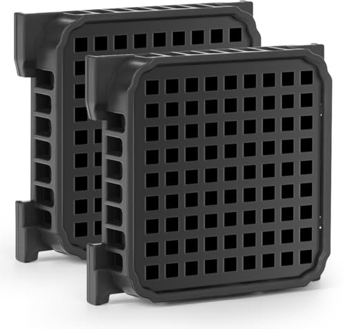 Nicemiya Lot de 2 Filtres à Charbon Actif pour Réfrigérateur Liebherr (Compatible Modèles: 9096989/9882460 / 988246000/9882429 - Remplace 7440021-00)