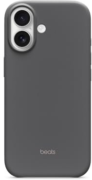 Beats iPhone 17 Case mit MagSafe und Kamerasteuerung, Matte Außenseite, Innenfutter aus Mikrofaser – Granitgrau