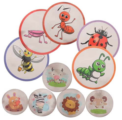 10 Bögen Farbwechselnde Aufkleber fürs Töpfchentraining mit Cartoon Motiven | Pvc Klebeetiketten, Wiederverwendbar und Tragbar, 10 Stück für Kinder und Kleinkinder