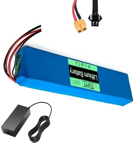 TGHY Batterie de Remplacement au Lithium pour Trottinette électrique 36 Volts, 36V 6,6 Ah, 7,8 Ah, 9 Ah, Batterie Lithium-ION de 324 Wh pour hoverboards, Skateboards et Moteurs.,36v 7.8ah,XT60+SM