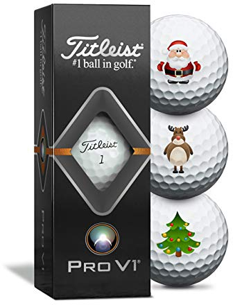Titleist Pro V1 Christmas Golfbälle - 3er Pack